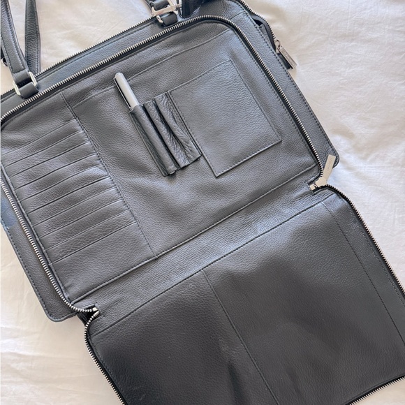 LAPTOP / work bag - GENUINE LEATHER - Picture 4 of 11